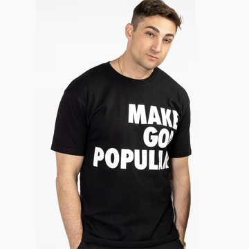 Make God Popular Shirt (Black) - MAKE GOD POPULAR