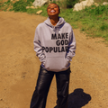 Make God Popular Hoodies (Grey) - MAKE GOD POPULAR